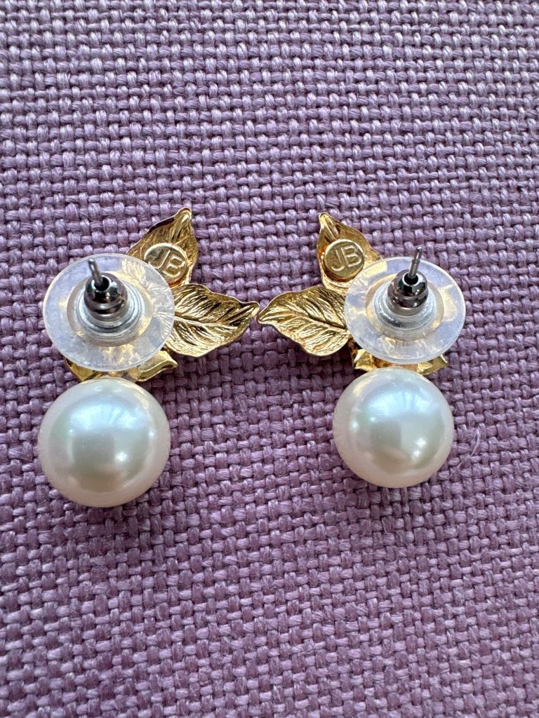 Jennifer Behr Gold Rici Earrings One Size New Womens Jewelry Pearl — image 6 of 8